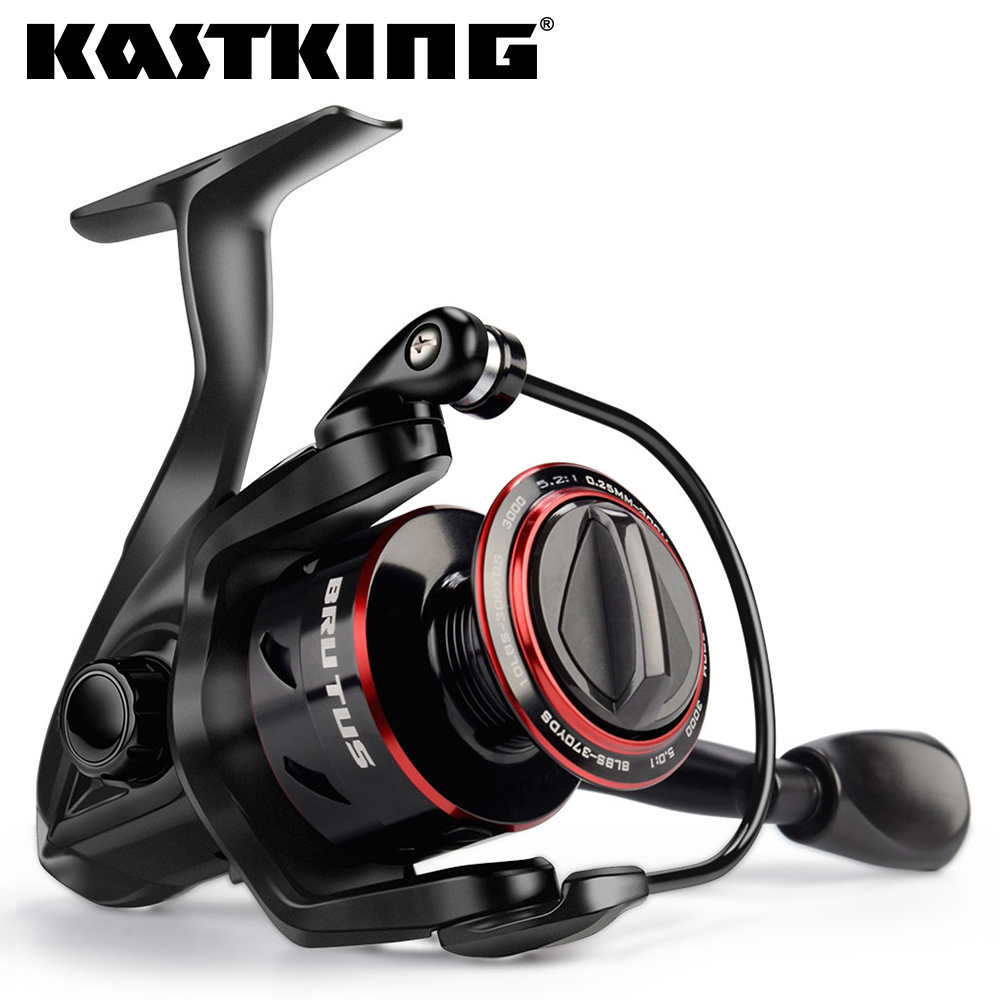 Kastking Reel Zephyr - KastKing ブルータス超軽量スピニング釣りリール 8 キロ最大ドラッグ 5.2:1 ギア比淡水鯉釣りコイル