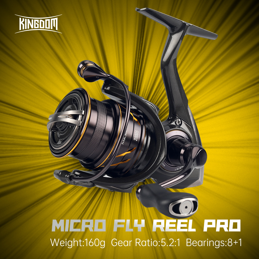 Abu Garcia Reel Max - キングダム マイクロ フライ プロ フィッシング スピニングリール