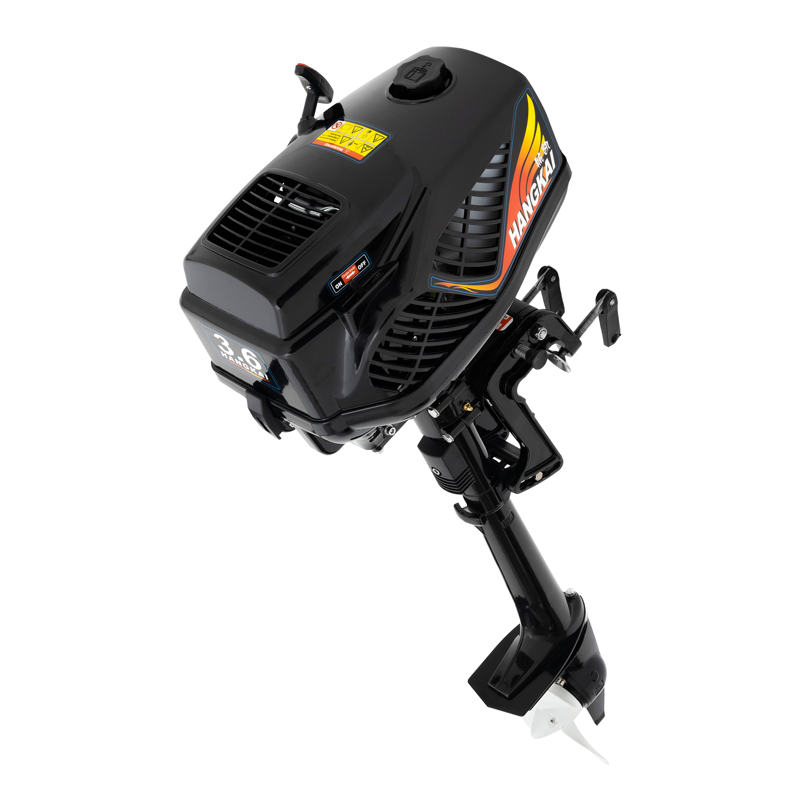2ストローク、3.6馬力船外機、手動始動、55ccモーター、 - Fishing Boat Outboard Motor のレビューと価格