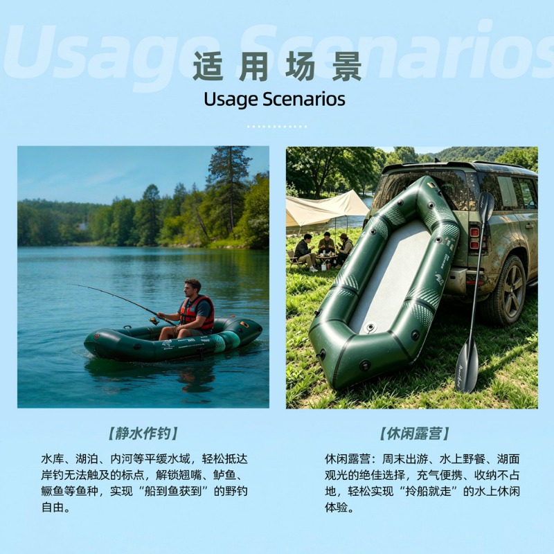 BLFst フライフィッシングボート TPU バックパッカー - Fishing Boat Inflatable のレビューと価格
