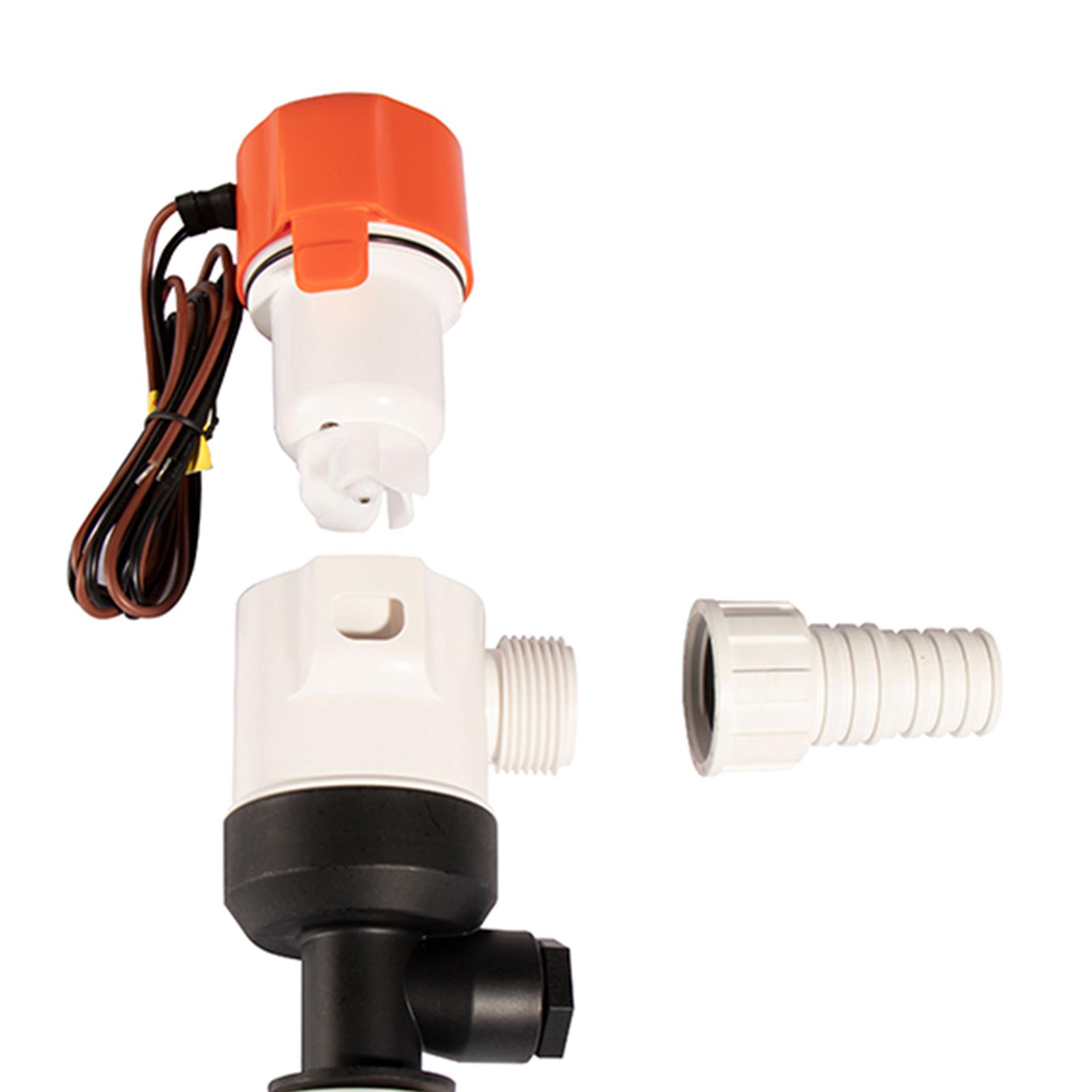 ユニバーサルボートビルジポンプ 1100GPH プラスチック - Fishing Boat Bilge Pump のレビューと価格