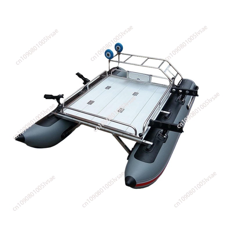 アルミデッキPVCポンツーン1/2/4インフレータブルボート - Fishing Boat Aluminum のレビューと価格